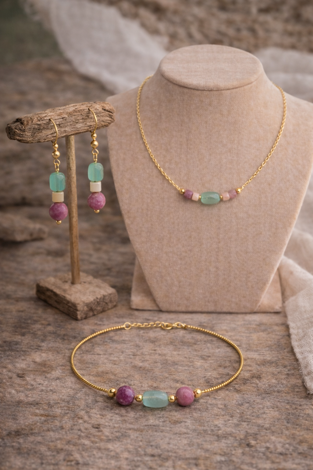 Parure "Jardin Divin" – Équilibre & Élégance