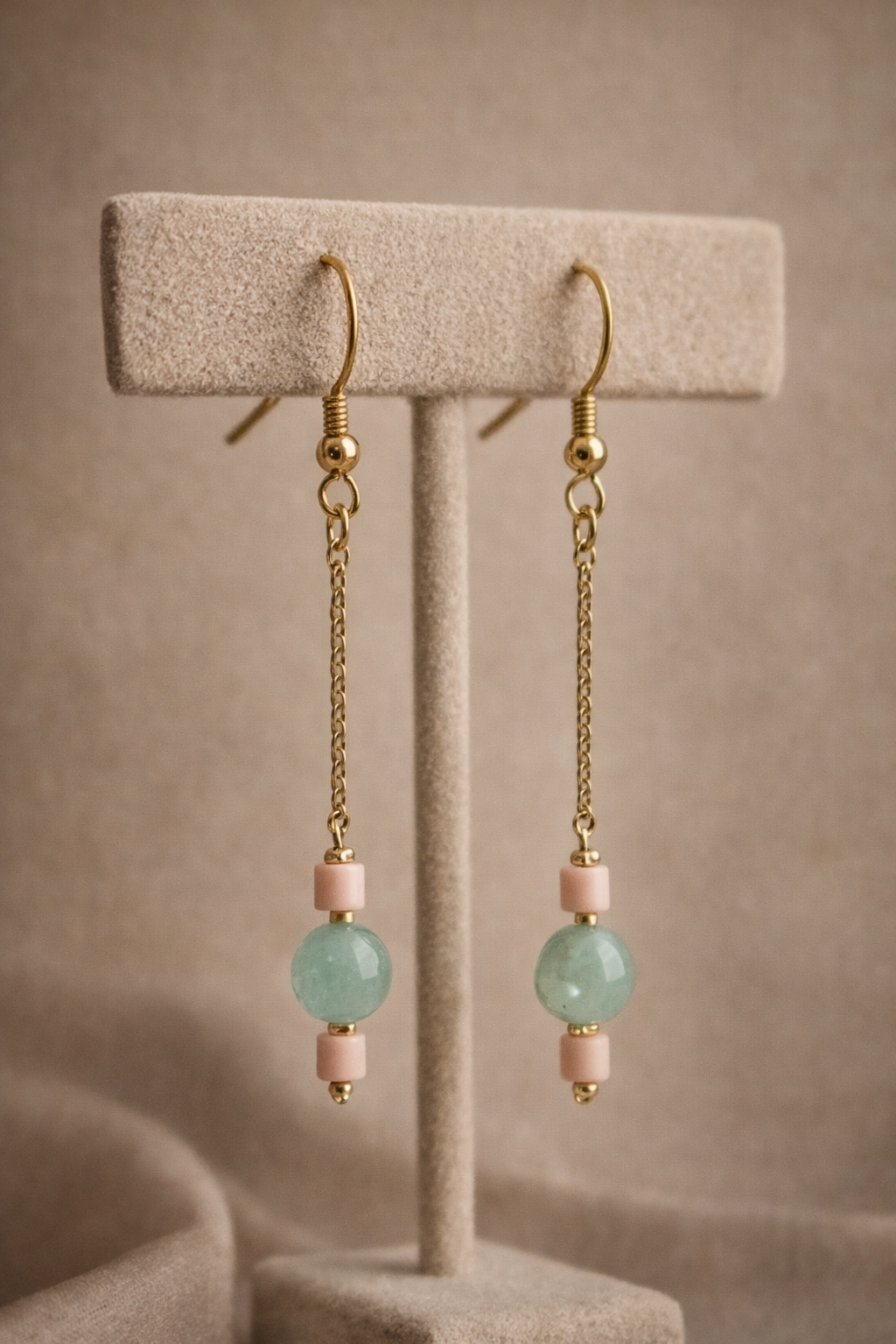 Boucles d'Oreilles "Équilibre Naturel" – Amour & Apaisement