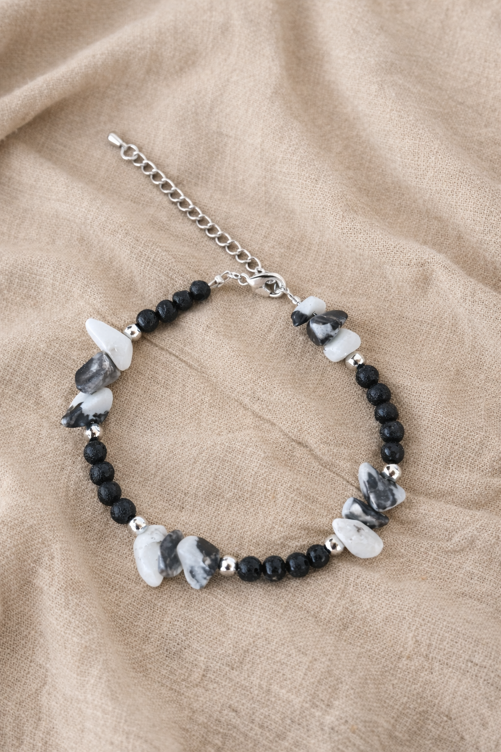 Bracelet "Contraste Sacré" – Protection & Équilibre Intérieur