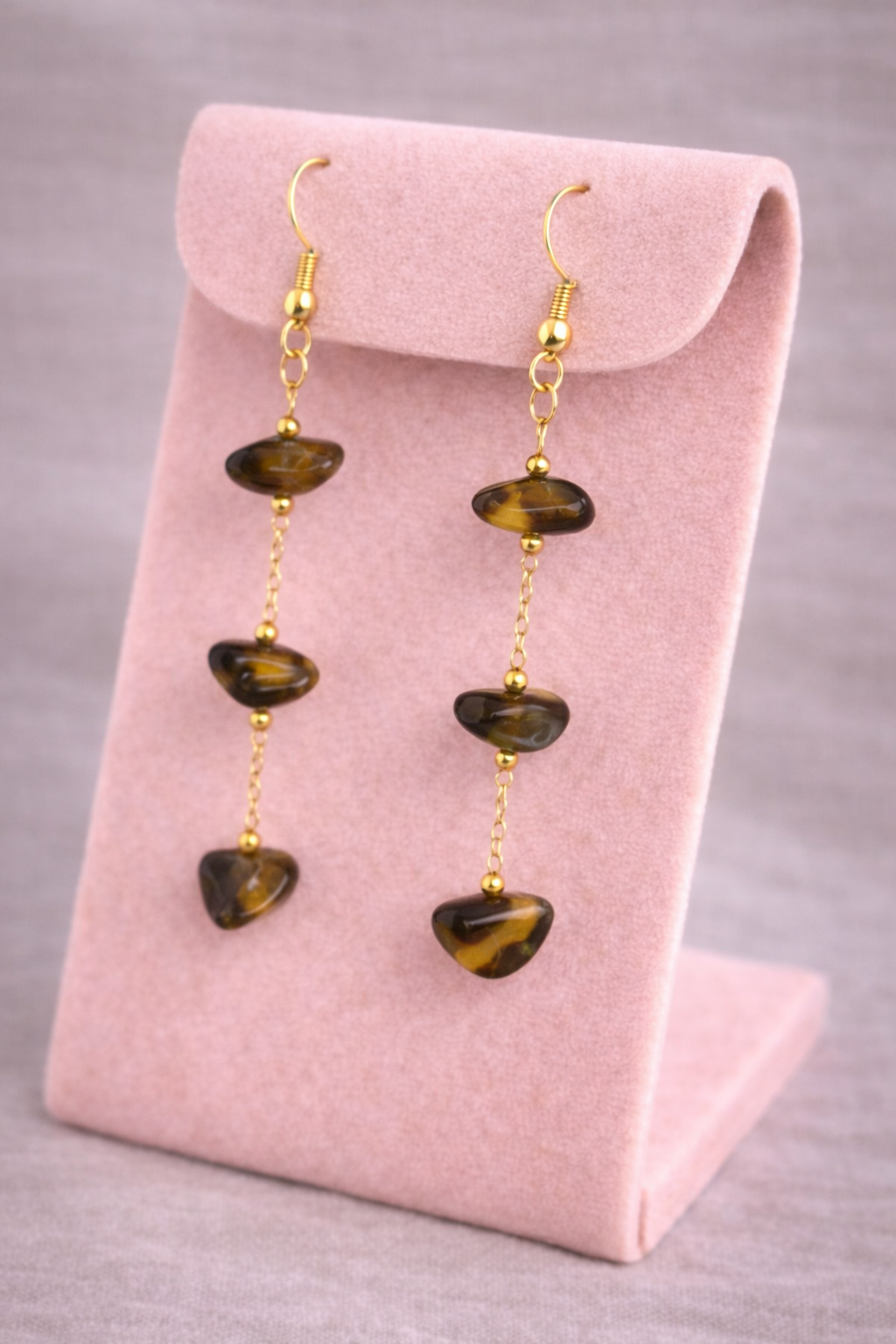 Boucles d'Oreilles "Souffle Doré" -Inspiration & Énergie