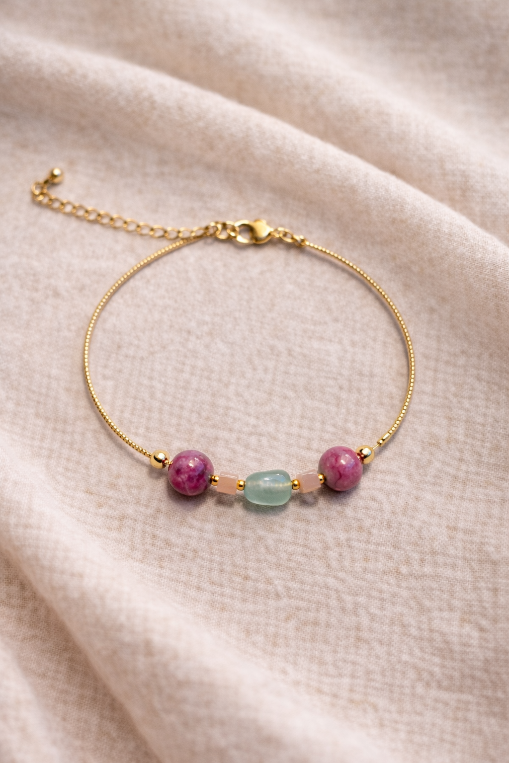 Bracelet “Jardin Divin” – Équilibre & Élégance